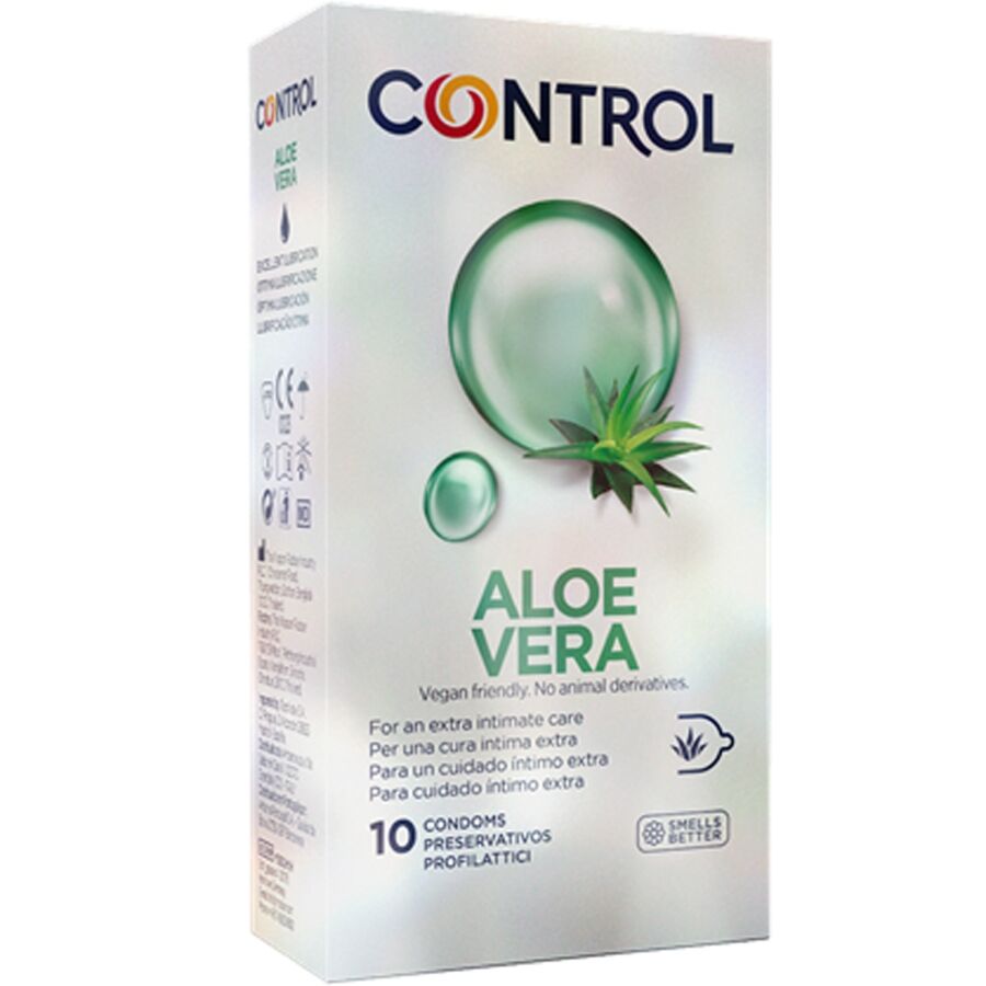 CONTROL - CONDOMS WITH ALOE VERA 10 UNITS - NOCTURNA DESIRES