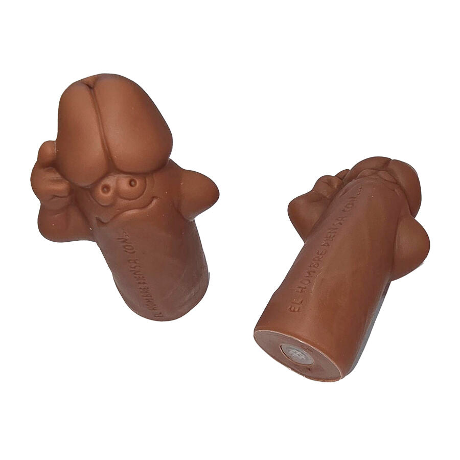 DIABLO PICANTE - WPENIS SHAPED WHISTLE IN BROWN COLOR - NOCTURNA DESIRES