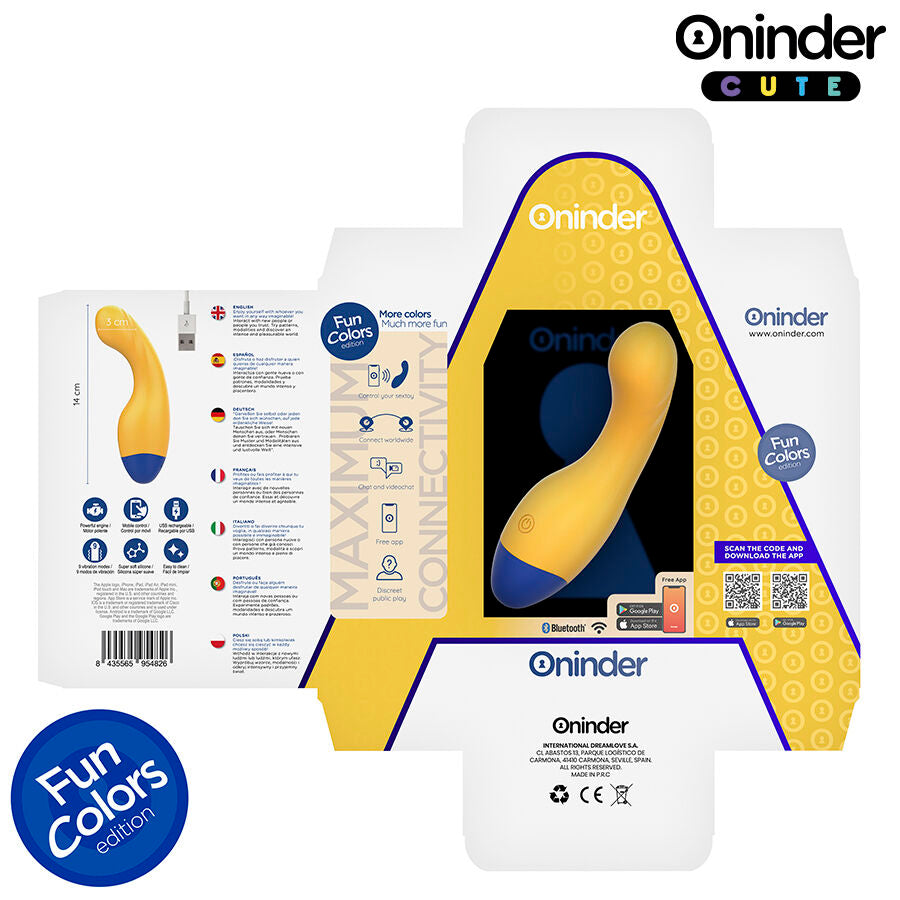 ONINDER CUTE - LOVE BUDDY MASTER G-SPOT VIBRATOR - FREE WORLDWIDE APP - NOCTURNA DESIRES