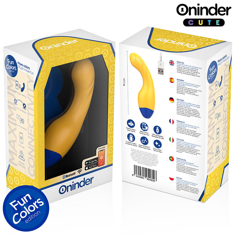 ONINDER CUTE - LOVE BUDDY MASTER G-SPOT VIBRATOR - FREE WORLDWIDE APP - NOCTURNA DESIRES