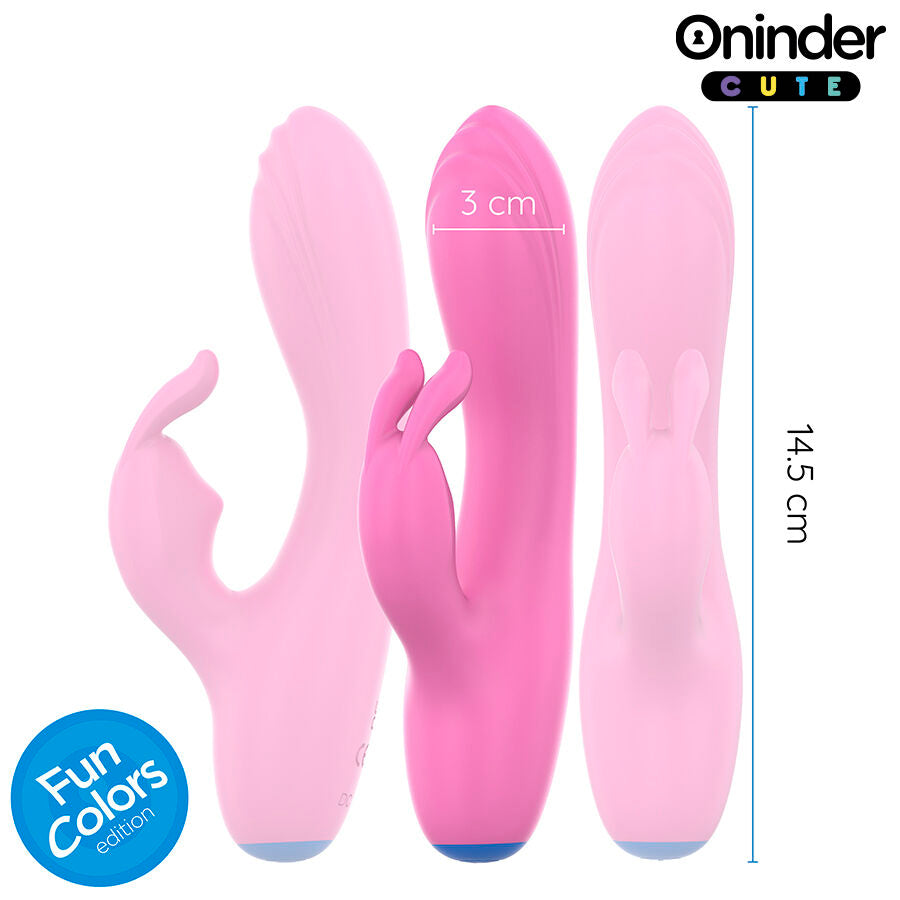 ONINDER CUTE - LOVE BUNNY VIBRATOR G-SPOT CLITORIS - FREE WORLDWIDE APP - NOCTURNA DESIRES