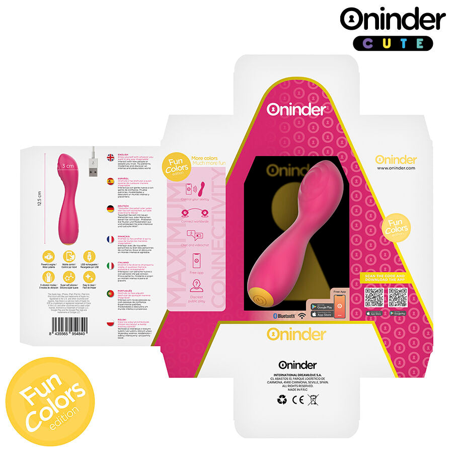 ONINDER CUTE - LOVE BUDDY MASTER G-SPOT VIBRATOR - FREE WORLDWIDE APP - NOCTURNA DESIRES