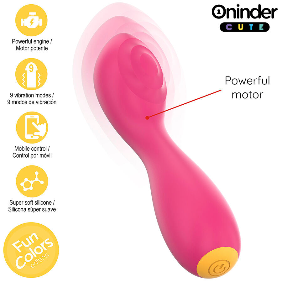 ONINDER CUTE - LOVE BUDDY MASTER G-SPOT VIBRATOR - FREE WORLDWIDE APP - NOCTURNA DESIRES