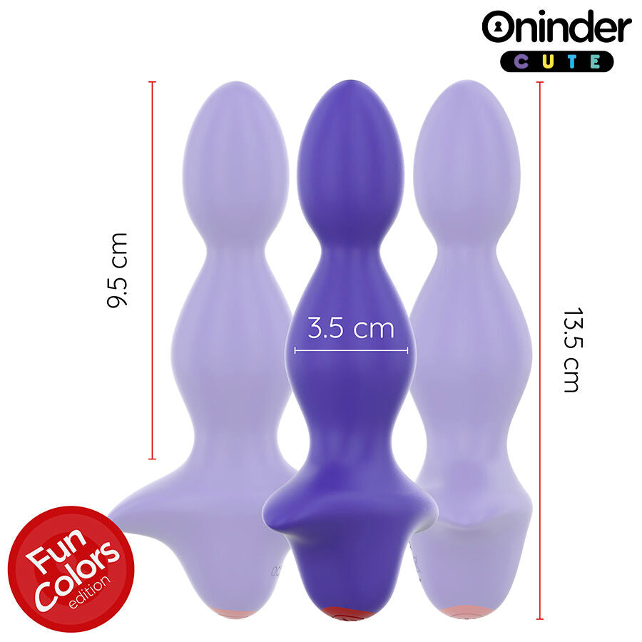 ONINDER CUTE - LOVE BUTT VIBRATING ANAL PLUG DILATOR - FREE WORLDWIDE APP - NOCTURNA DESIRES