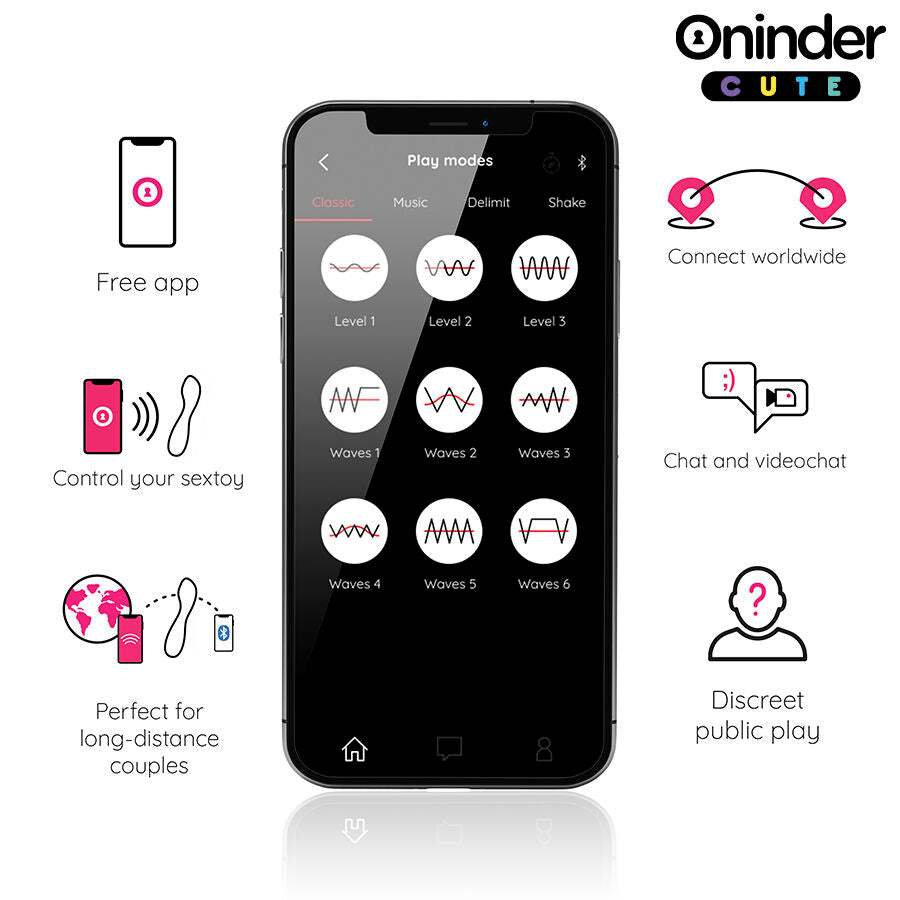 ONINDER CUTE - LOVE BUDDY MASTER G-SPOT VIBRATOR - FREE WORLDWIDE APP - NOCTURNA DESIRES