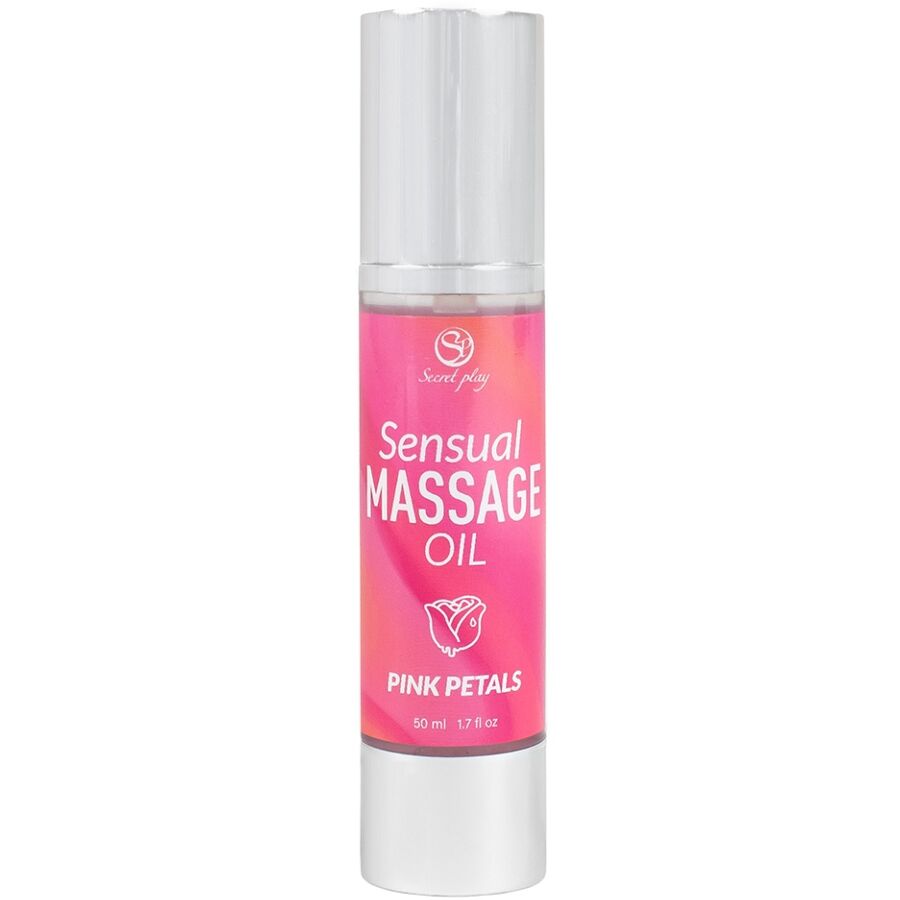SECRETPLAY - PINK PETALS MASSAGE OIL - NOCTURNA DESIRES