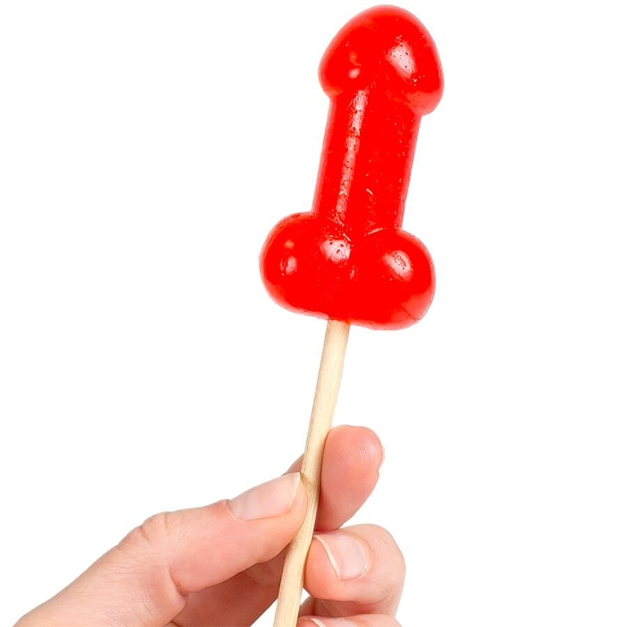 SECRETPLAY - CHERRY CANDY PENIS LOLLIPOP WITH SPICY HEAT EFFECT - NOCTURNA DESIRES