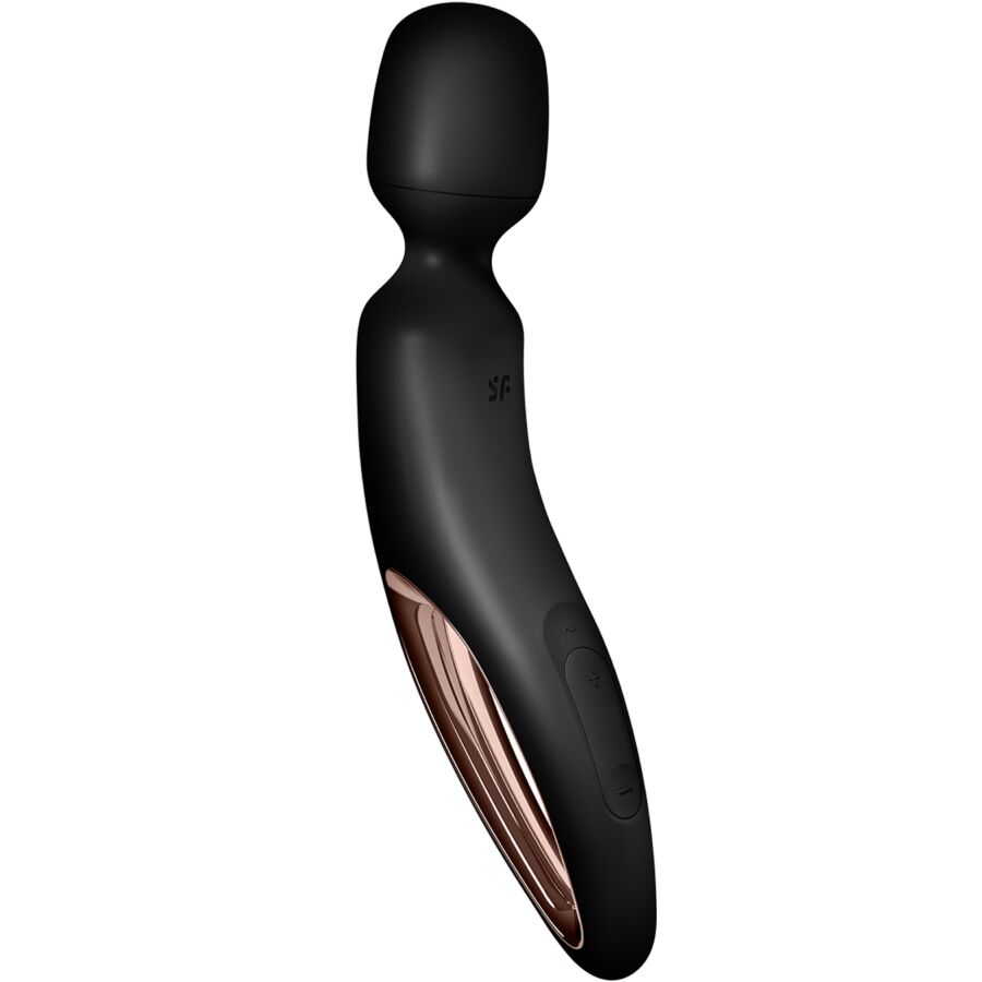 SATISFYER - WAND ERLAND VIBRATING MASSAGER BLACK - NOCTURNA DESIRES