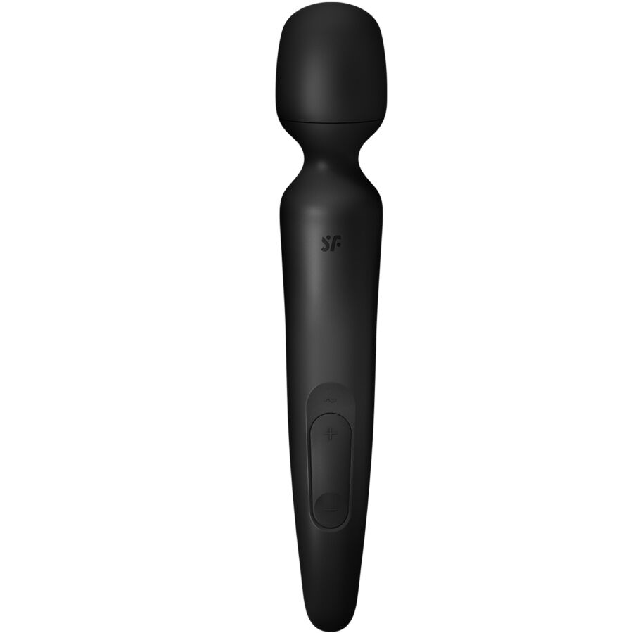 SATISFYER - WAND ERLAND VIBRATING MASSAGER BLACK - NOCTURNA DESIRES