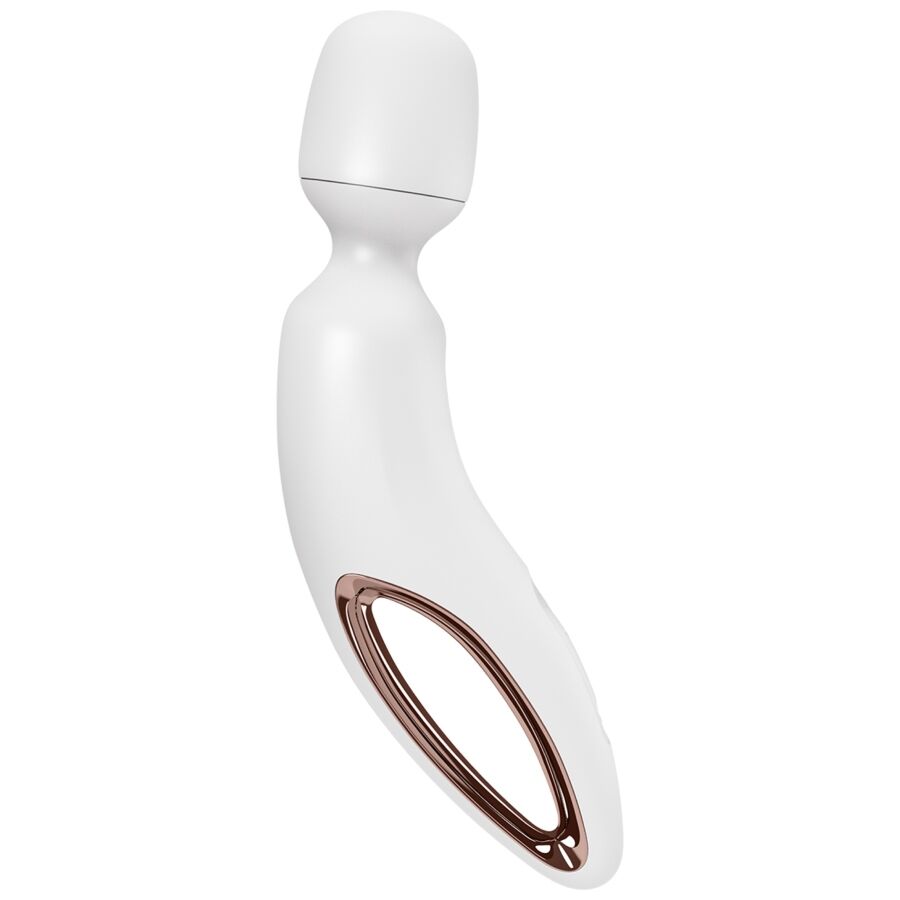 SATISFYER - WAND ERLAND VIBRATING MASSAGER WHITE - NOCTURNA DESIRES