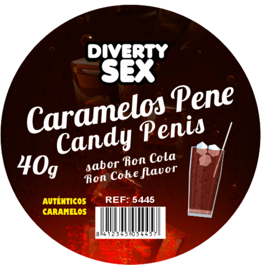 DIABLO PICANTE - 20 RON COLA FLAVORED PENIS CANDIES - NOCTURNA DESIRES