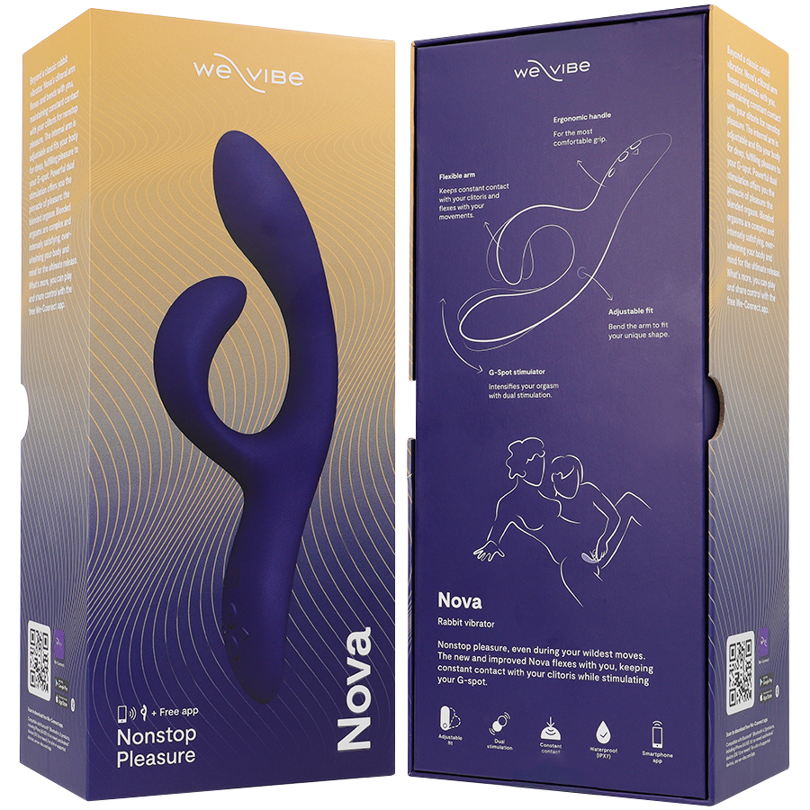 WE-VIBE - NOVA 3 RABBIT VIBRATOR MIDNIGHT BLUE - NOCTURNA DESIRES