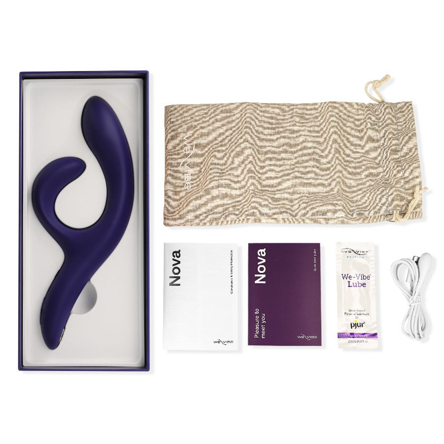 WE-VIBE - NOVA 3 RABBIT VIBRATOR MIDNIGHT BLUE - NOCTURNA DESIRES