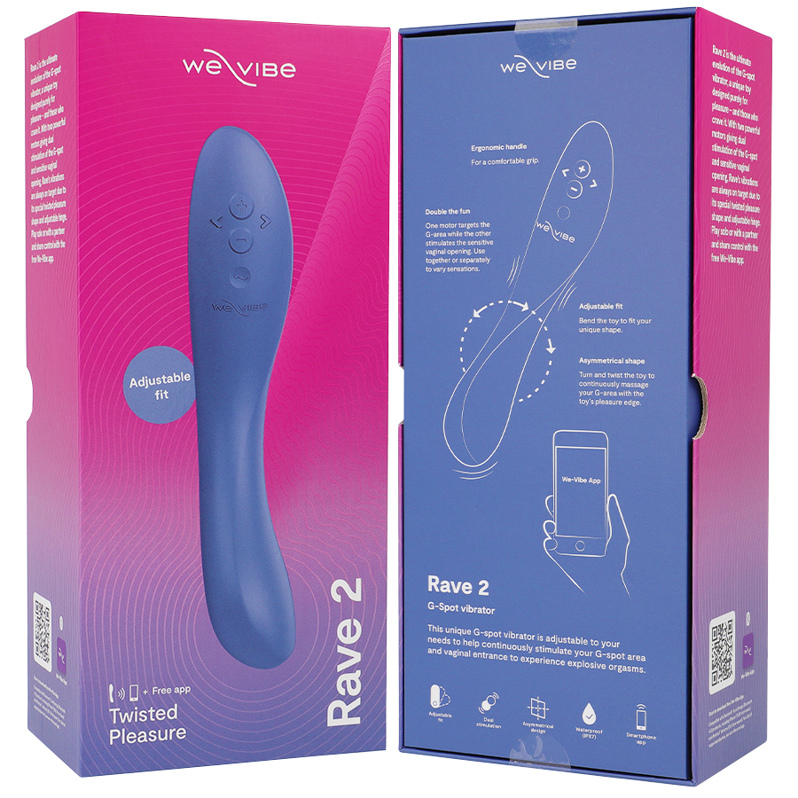 WE-VIBE - RAVE 2 G-SPOT VIBRATOR BLUE - NOCTURNA DESIRES
