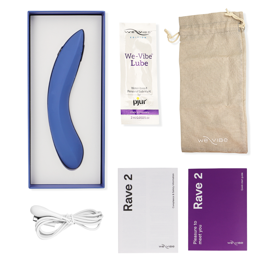 WE-VIBE - RAVE 2 G-SPOT VIBRATOR BLUE - NOCTURNA DESIRES