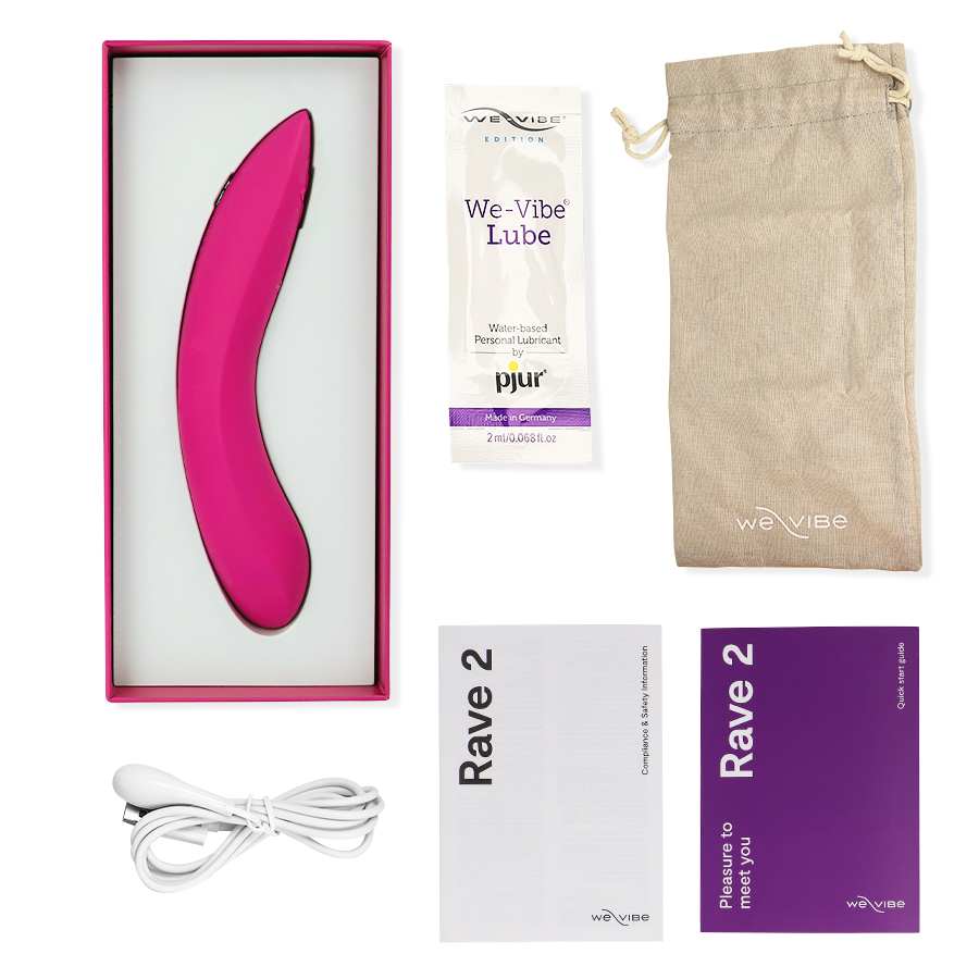 WE-VIBE - RAVE 2 G-SPOT VIBRATOR PINK - NOCTURNA DESIRES