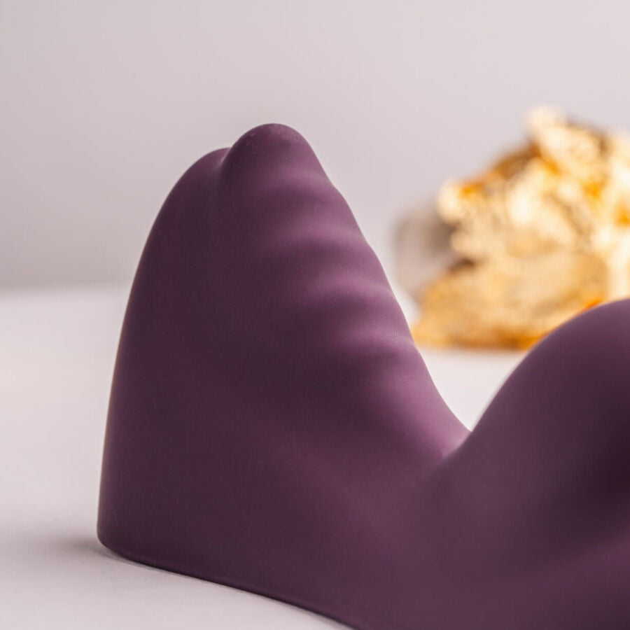 ROCKS- OFF - RUBY GLOW PURPLE SIT-ON VIBRATOR - NOCTURNA DESIRES