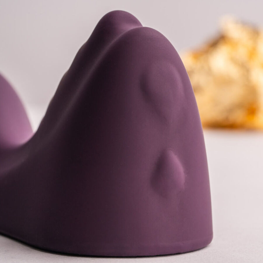 ROCKS- OFF - RUBY GLOW PURPLE SIT-ON VIBRATOR - NOCTURNA DESIRES