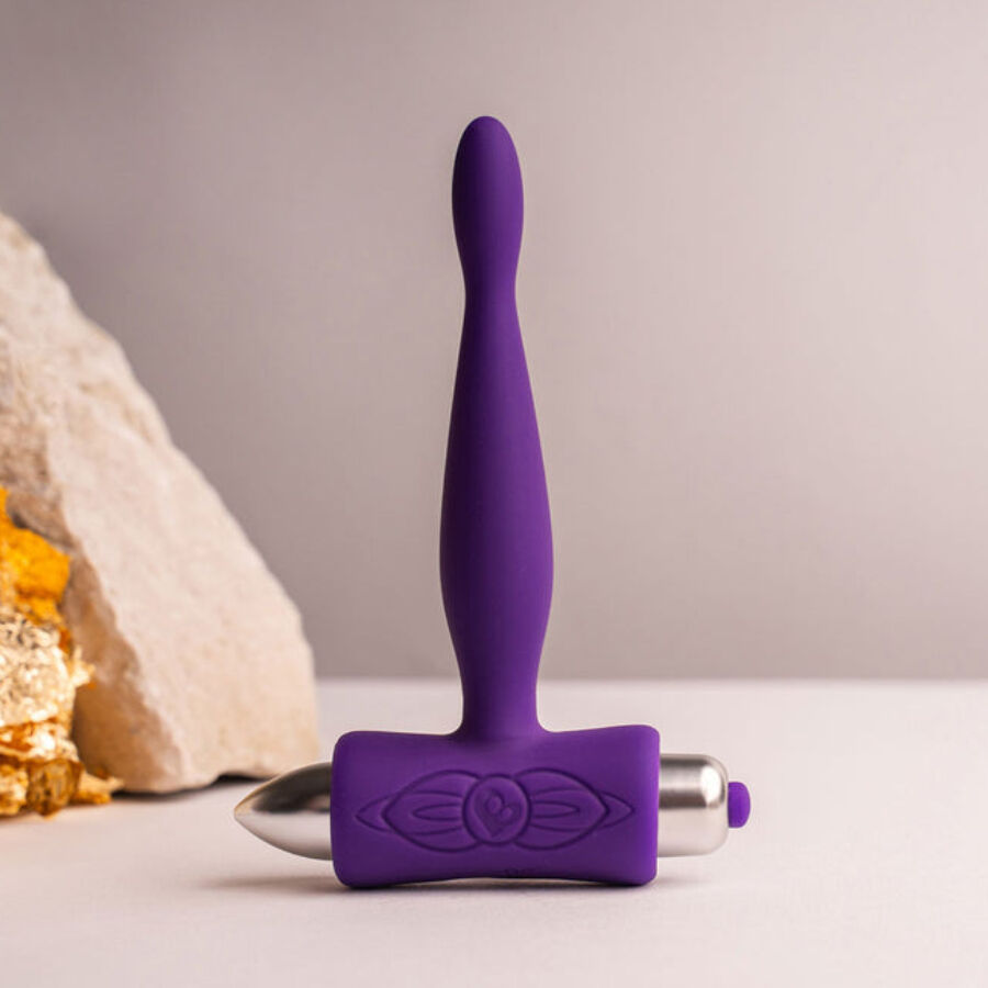 ROCKS- OFF - PETITE SENSATIONS TEAZER ANAL PLUG VIBRATOR PURPLE - NOCTURNA DESIRES