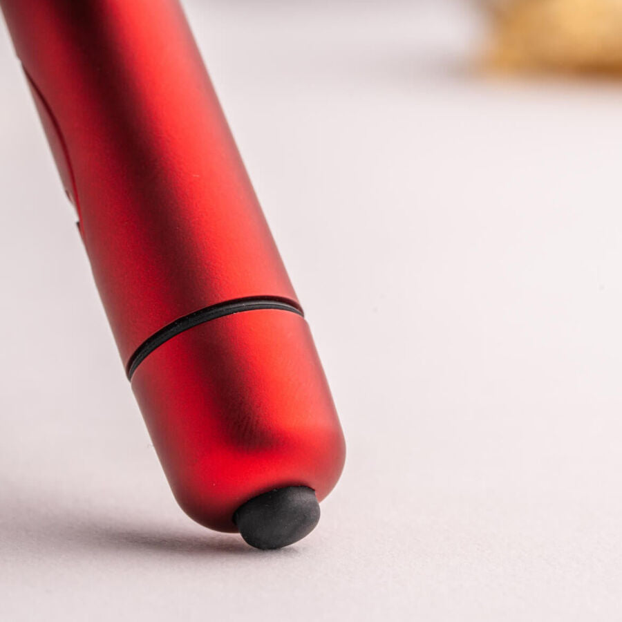 ROCKS-OFF - RO-90 SCARLET VELVET VIBRATING BULLET RED - NOCTURNA DESIRES