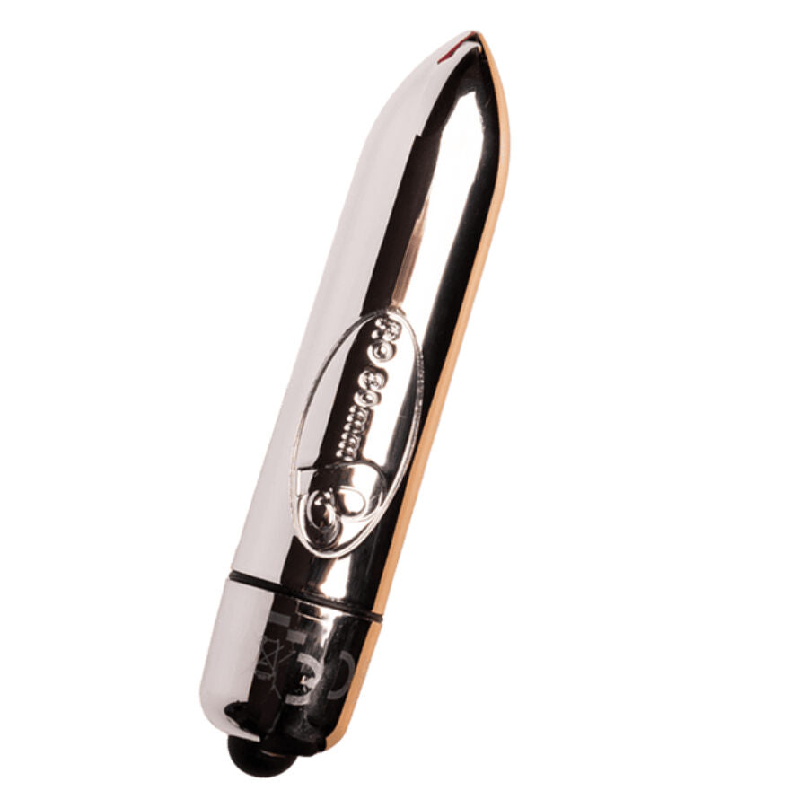 ROCKS-OFF - RO-80 CHROME VIBRATING BULLET SILVER - NOCTURNA DESIRES