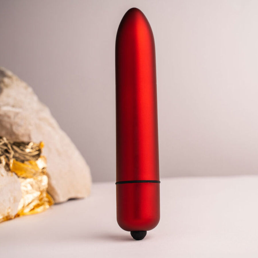 ROCKS-OFF - RO-160 ROUGE ALLURE VIBRATING BULLET RED - NOCTURNA DESIRES
