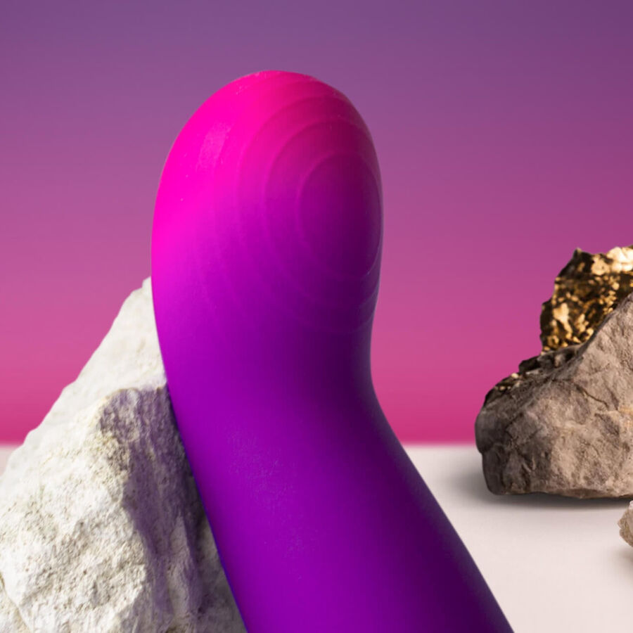 ROCKS- OFF - GLOW GIRL VIBE DISCREET PURPLE G-SPOT VIBRATOR - NOCTURNA DESIRES