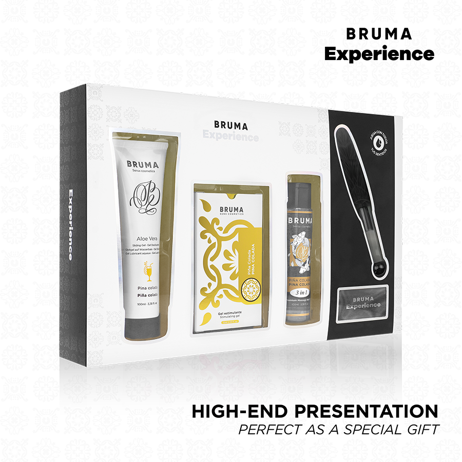 BRUMA XPERIENCE - SWEET PINA COLADA TEMPTATION PACK WITH ORGASM ENHANCER - NOCTURNA DESIRES
