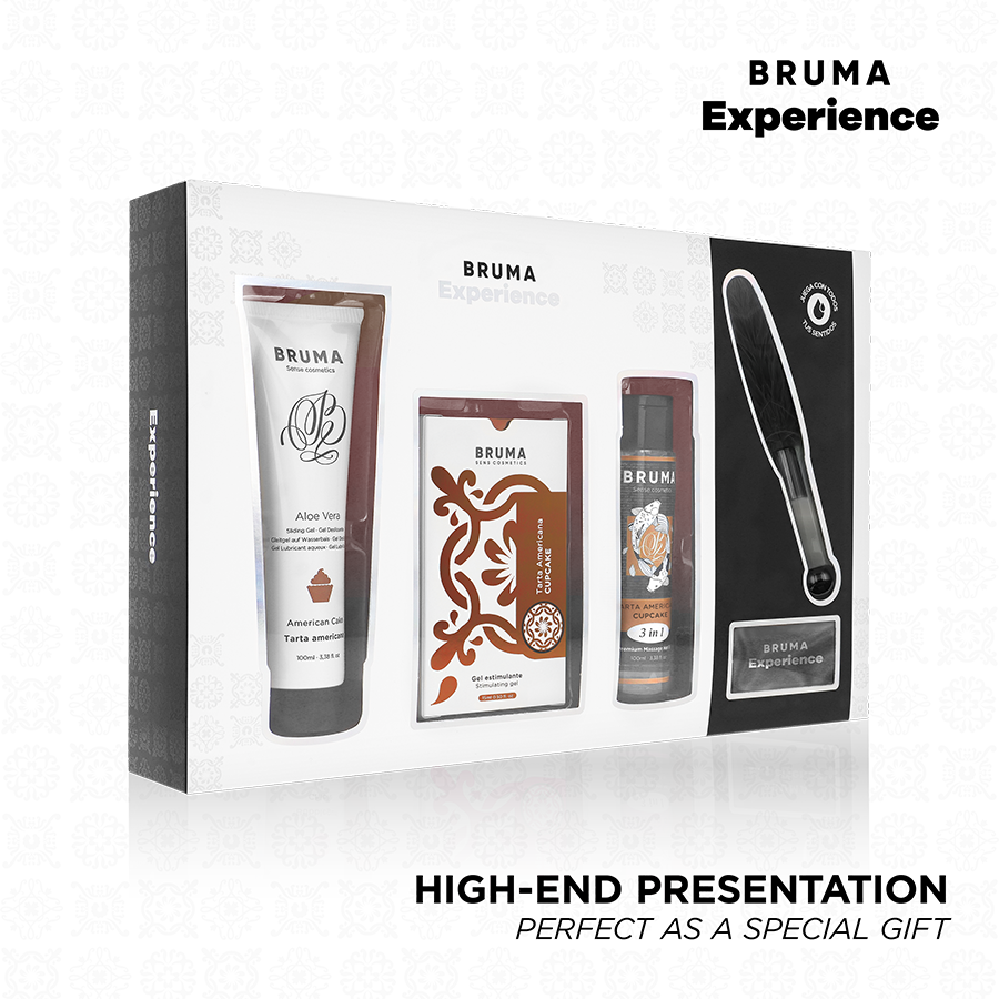 BRUMA XPERIENCE - SWEET AMERICAN TART TEMPTATION KIT WITH ORGASM ENHANCER - NOCTURNA DESIRES
