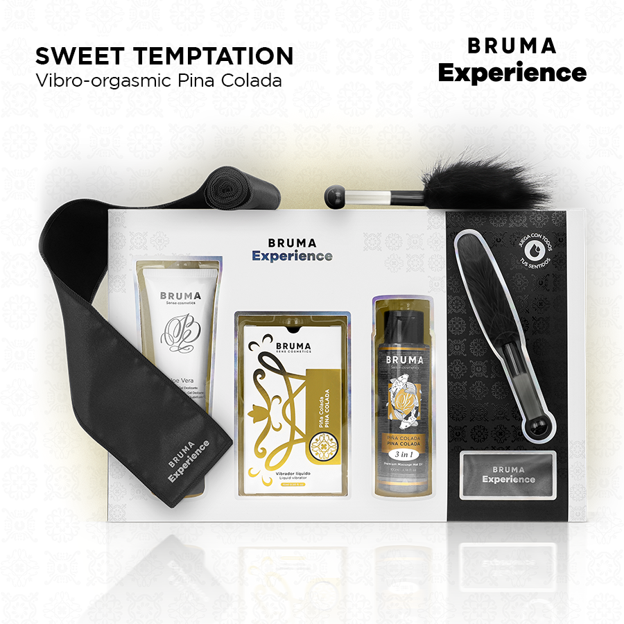 BRUMA XPERIENCE - VIBRO-ORGASMIC PINA COLADA SWEET TEMPTATION KIT - NOCTURNA DESIRES