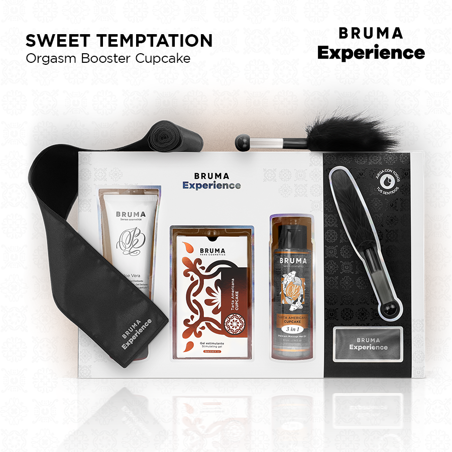 BRUMA XPERIENCE - SWEET AMERICAN TART TEMPTATION KIT WITH ORGASM ENHANCER - NOCTURNA DESIRES