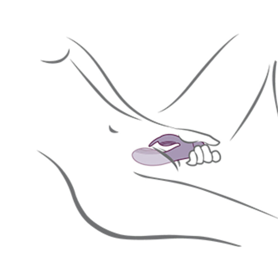 ROCKS- OFF - GLO- GIRL PURPLE RABBIT VIBRATOR - NOCTURNA DESIRES