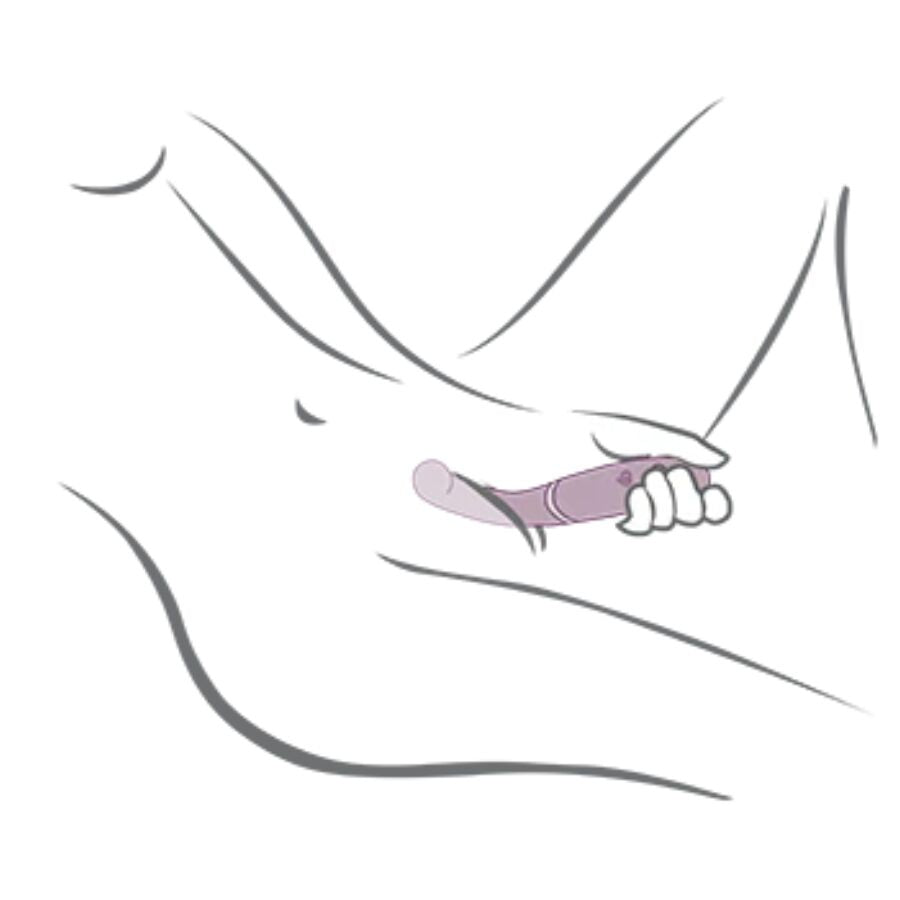 ROCKS-OFF - GEMINI DUAL VIBRATOR G-SPOT CLITORIS STIMULATOR PURPLE - NOCTURNA DESIRES