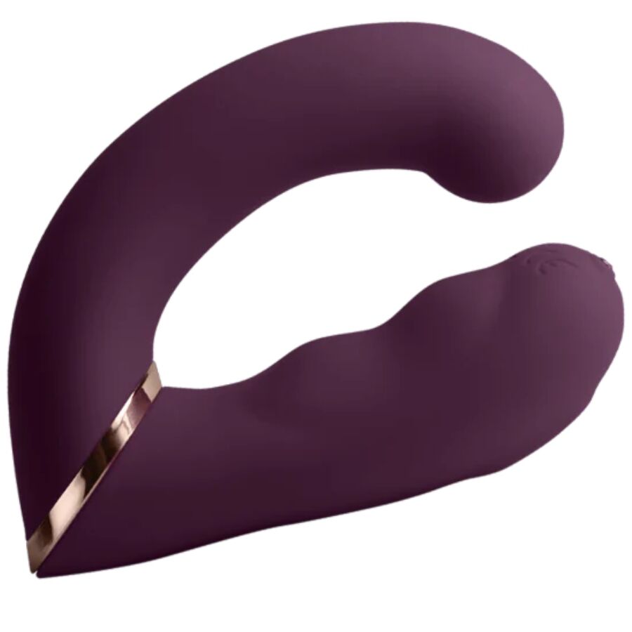 ROCKS-OFF - GEMINI DUAL VIBRATOR G-SPOT CLITORIS STIMULATOR PURPLE - NOCTURNA DESIRES