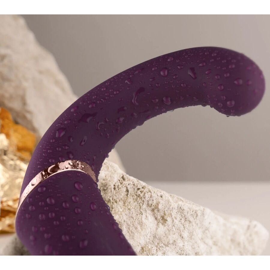ROCKS-OFF - GEMINI DUAL VIBRATOR G-SPOT CLITORIS STIMULATOR PURPLE - NOCTURNA DESIRES