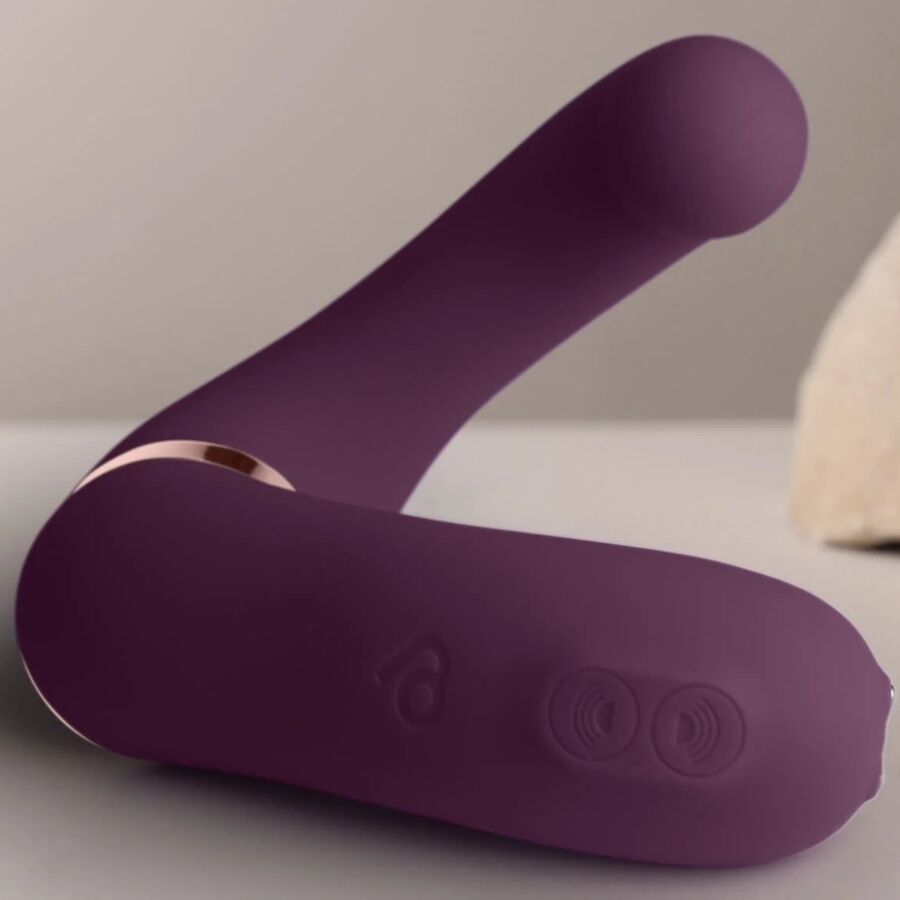 ROCKS-OFF - GEMINI DUAL VIBRATOR G-SPOT CLITORIS STIMULATOR PURPLE - NOCTURNA DESIRES