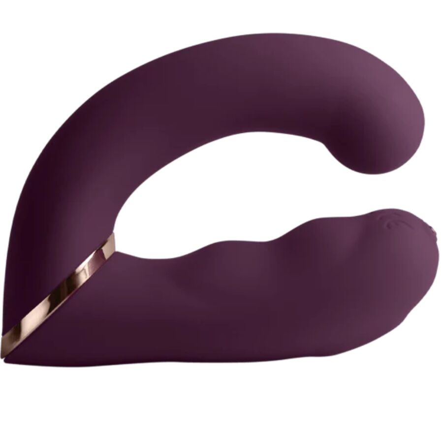 ROCKS-OFF - GEMINI DUAL VIBRATOR G-SPOT CLITORIS STIMULATOR PURPLE - NOCTURNA DESIRES