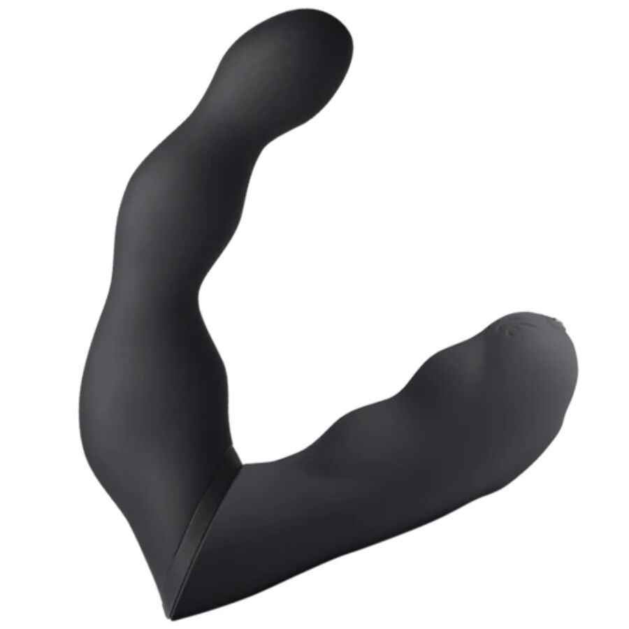 ROCKS-OFF - BLACK PROSTATE AND ANAL VIBRATOR ADAPTER - NOCTURNA DESIRES