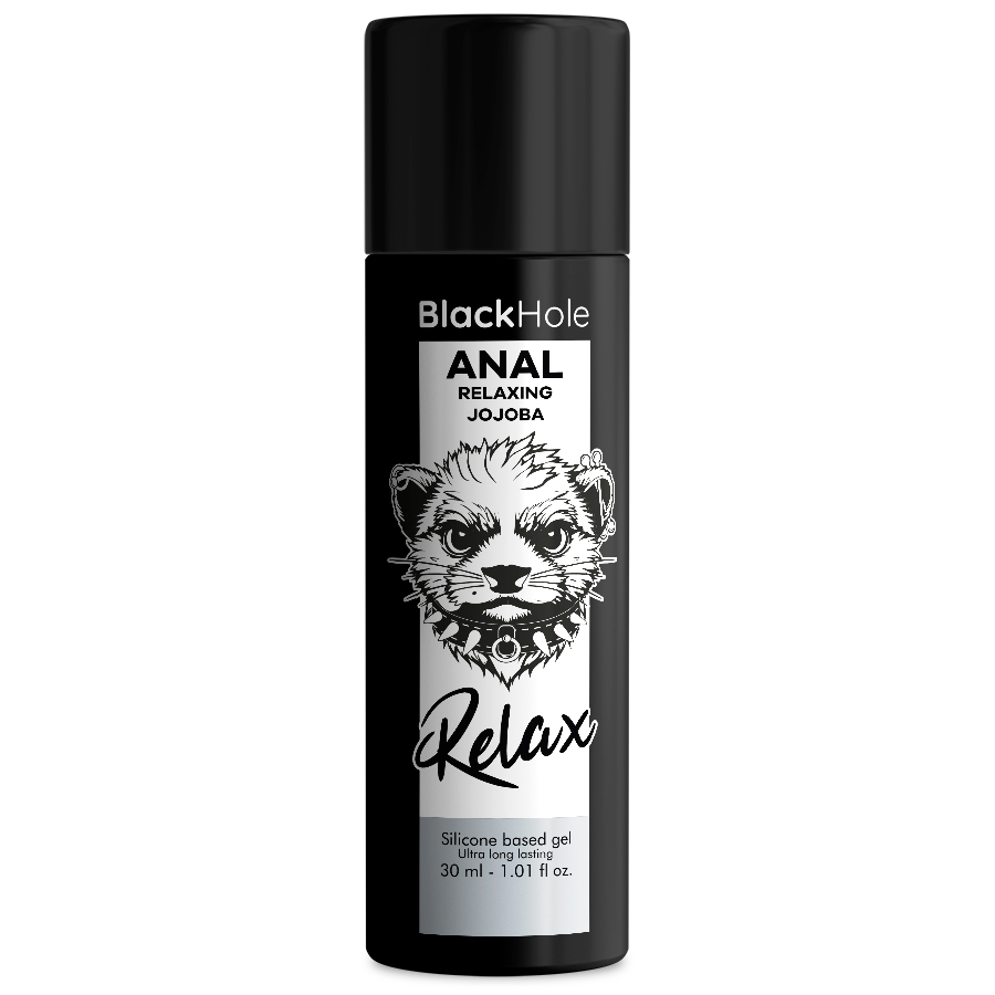 BLACK HOLE - ANAL RELAXING JOJOBA RELAX SILICONE BASE 30 ML - NOCTURNA DESIRES