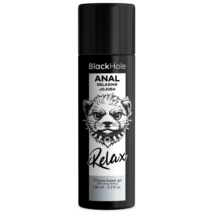 BLACK HOLE - ANAL RELAXING JOJOBA RELAX SILICONE BASE 100 ML - NOCTURNA DESIRES