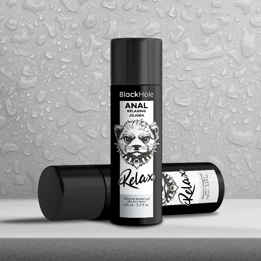 BLACK HOLE - ANAL RELAXING JOJOBA RELAX SILICONE BASE 100 ML - NOCTURNA DESIRES