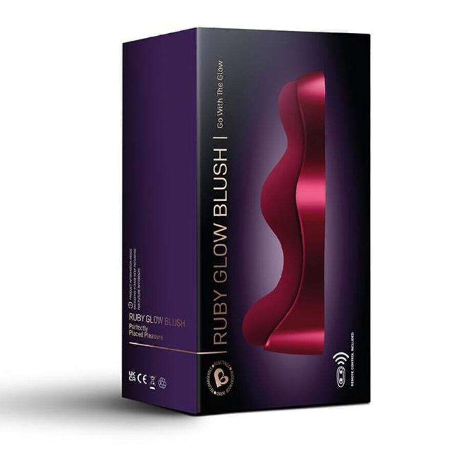 ROCKS- OFF - RUBY GLOW BLUSH RED G-SPOT VIBRATOR - NOCTURNA DESIRES