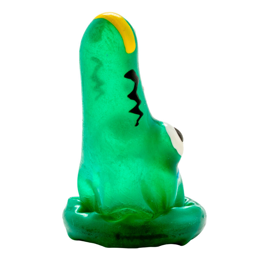 CONDOMERIE - HANDPAINTED NOVELTY CONDOMS CROCODILE MODEL 1 - NOCTURNA DESIRES