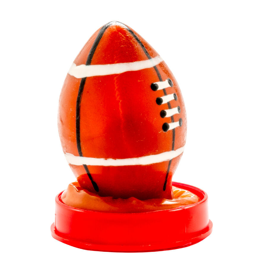 CONDOMERIE - HANDPAINTED NOVELTY CONDOMS RUGBY BALL - NOCTURNA DESIRES