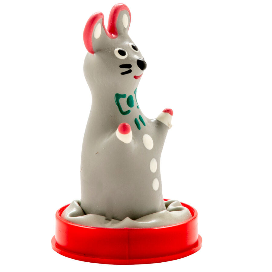 CONDOMERIE - HANDPAINTED NOVELTY CONDOMS MOUSE MODEL 1 - NOCTURNA DESIRES