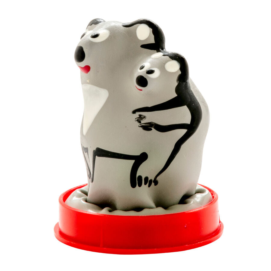 CONDOMERIE - HANDPAINTED NOVELTY CONDOMS KOALA + YOUNG - NOCTURNA DESIRES