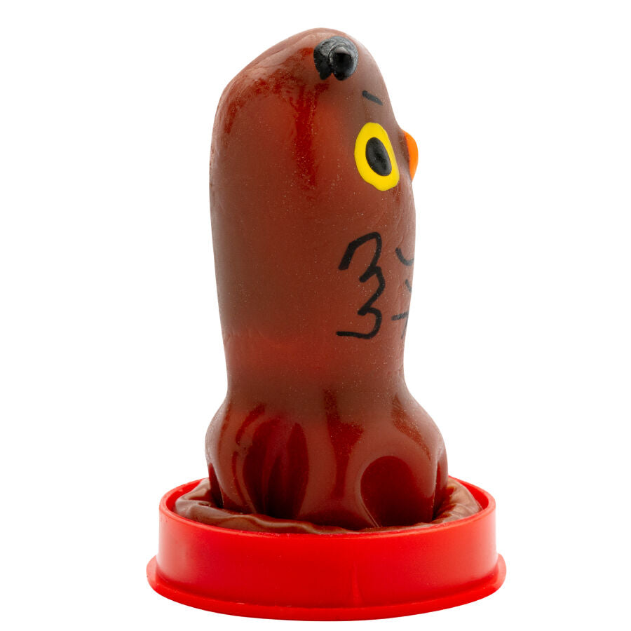 CONDOMERIE - HANDPAINTED NOVELTY CONDOMS OWL - NOCTURNA DESIRES