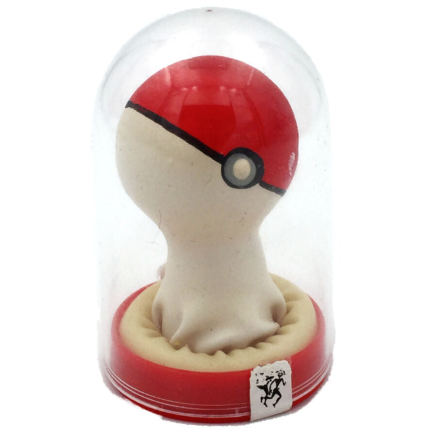 CONDOMERIE - HANDPAINTED NOVELTY CONDOMS POKEBALL RED-WHITE - NOCTURNA DESIRES