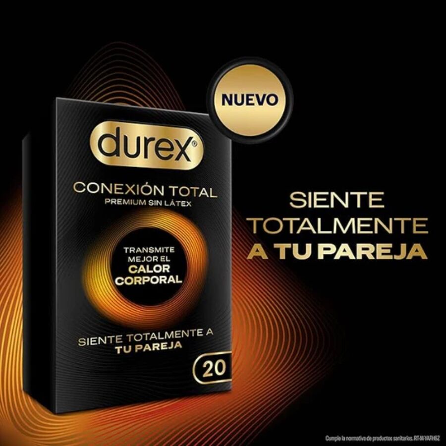 DUREX - TOTAL CONNECTION ULTRA FINE PLUS LATEX FREE 20 UNITS - NOCTURNA DESIRES