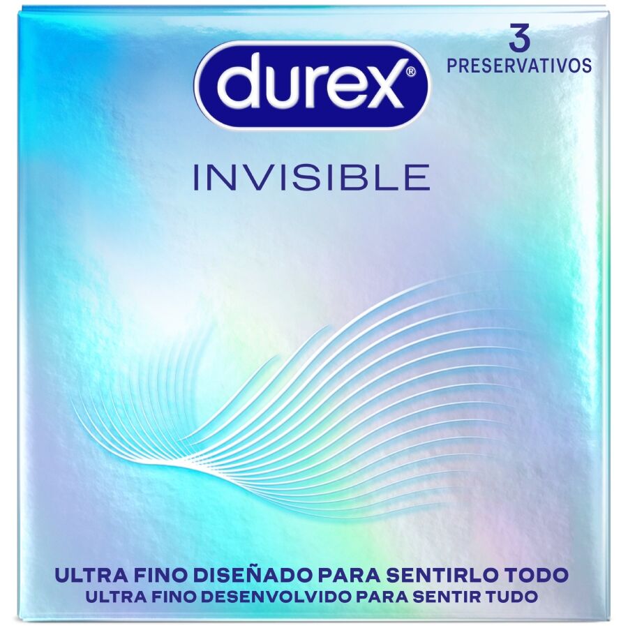 DUREX - ULTRA THIN INVISIBLE CONDOMS 3 UNITS - NOCTURNA DESIRES
